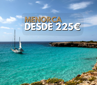 Vuelo más hotel a Menorca